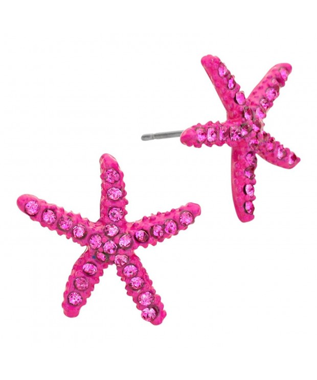 Liavys Starfish Fashionable Earrings Sparkling