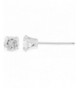 Round White Topaz Birthstone Earrings