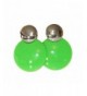 Neon Nation Circular Costume Earring