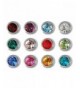 Piercing Birthstones Stainless Earrings Setting