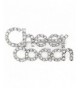 PinMarts Silver Plated Rhinestone Brooch