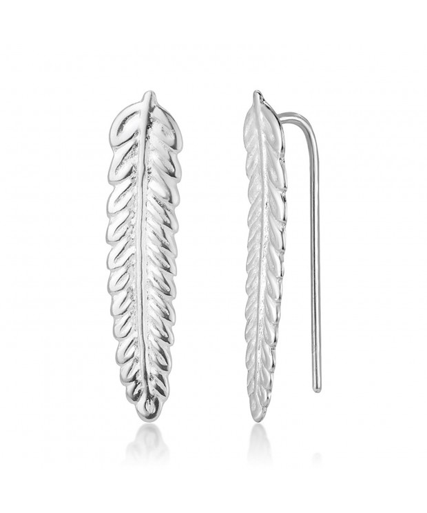 Sterling Silver Crawler Climber Earrings