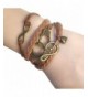 Valentine Infinity Braided Multilayer Bracelet