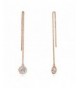 BERRICLE Sterling Zirconia Threader Earrings