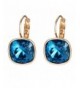 Crystals Swarovski Fashion Earrings Indicolite