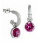 Amello Stainless earrings Swarovski ESOS02P