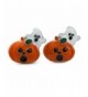 Halloween Lantern Pumpkin Pierced Earrings