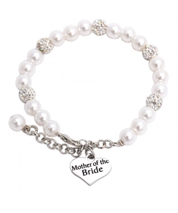 LParkin Mother Bride Pearl Bracelet