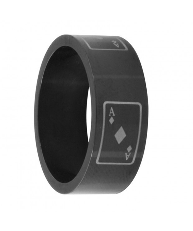 Stainless Steel Black Anodized Wedding