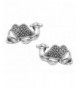 Sterling Silver Marcasite Camel Earrings