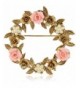 1928 Jewelry Porcelain Floral Wreath