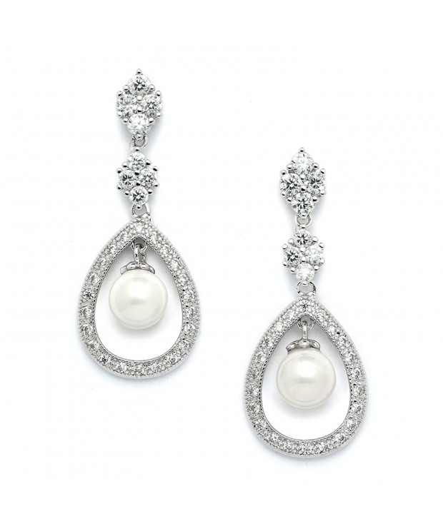 Mariell Vintage Wedding Zirconia Earrings