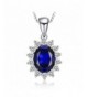 JewelryPalace Princess Middletons Sapphire Sterling