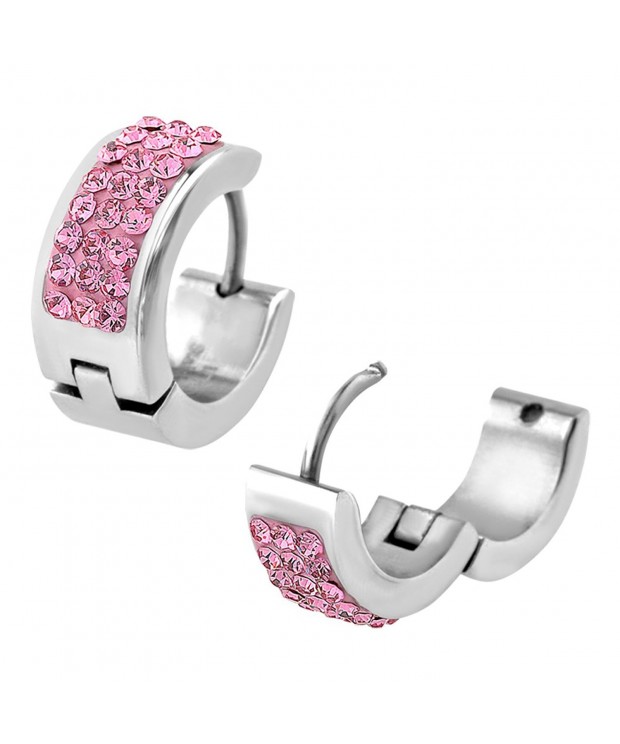 INOX Stainless Huggies Earrings Diameter