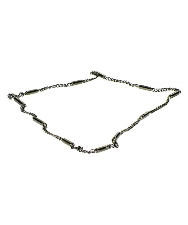 Silvertone Stainless Magnetic Therapy Necklace