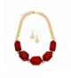 Rosemarie Collections Statement Necklace Earrings