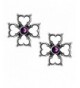 Elizabethan Cross Earrings Alchemy Gothic
