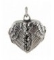 Sterling Silver Angel Locket Pendant