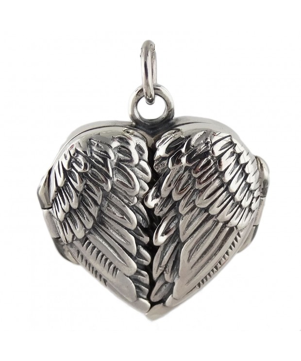 Sterling Silver Angel Locket Pendant