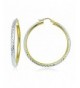 Hoops Loops Sterling Diamond Earrings