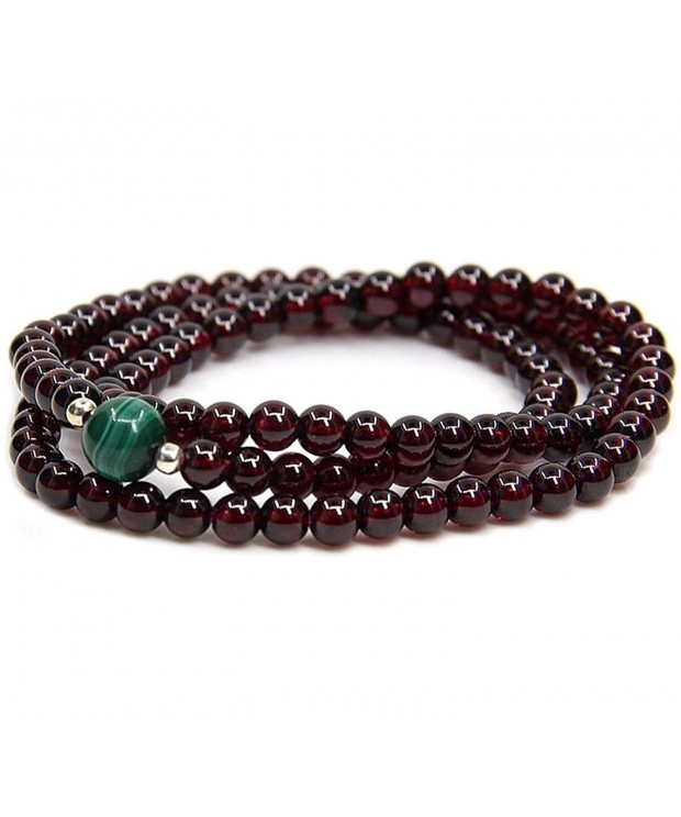 Amandastone Gemstone Malachite Sterling Bracelet