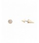 Lux Accessories Spiked Simple Earrings