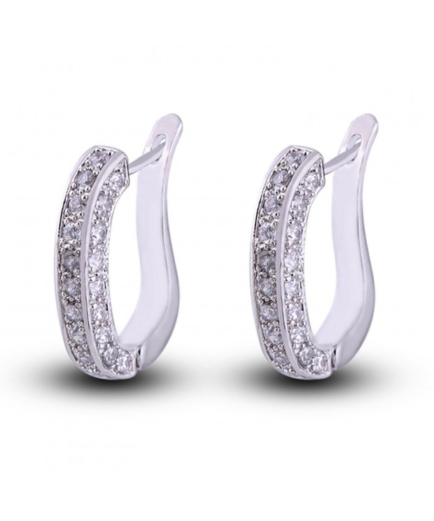 Chengxun Zirconia Crystal Earrings Jewelry