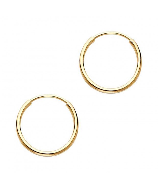 Womens Endless Classic Earrings Diameter