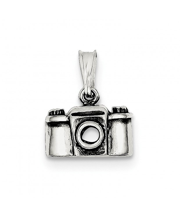 Jewelry Sterling Silver Antiqued Camera