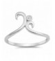 White Solitaire Statement Sterling Silver