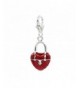 Heart Charm European Jewelry Lobster