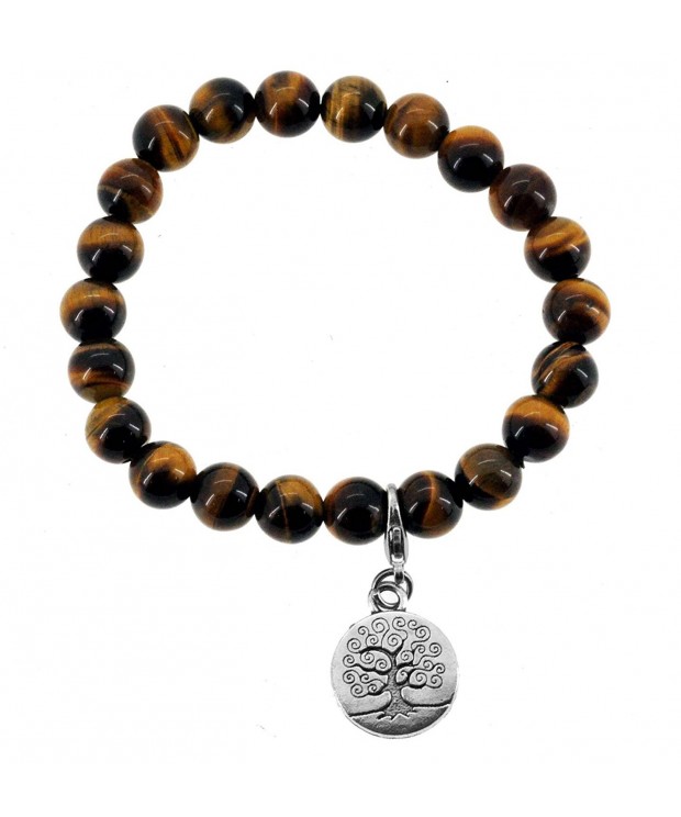 Simulated Tiger Eye Bracelet Two Sided