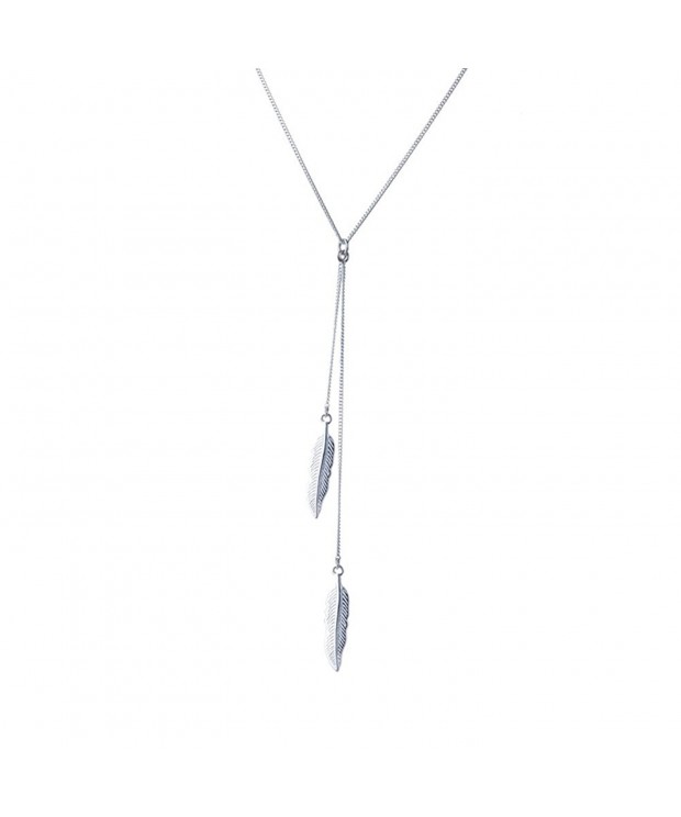 SA SILVERAGE Sterling Feathers Necklace