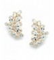 Mariell Shimmery Zirconia Occasion Earrings