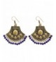 Sansar India Oxidized Chandbali Earrings