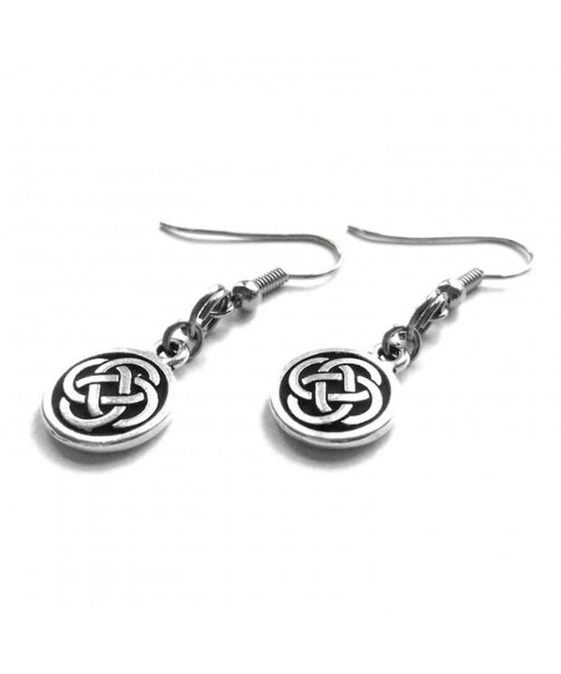 Silver Celtic Earrings Hypoallergenic Stainless