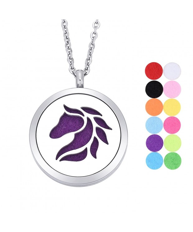 Essential Diffuser Necklace Aromatherapy Stainless