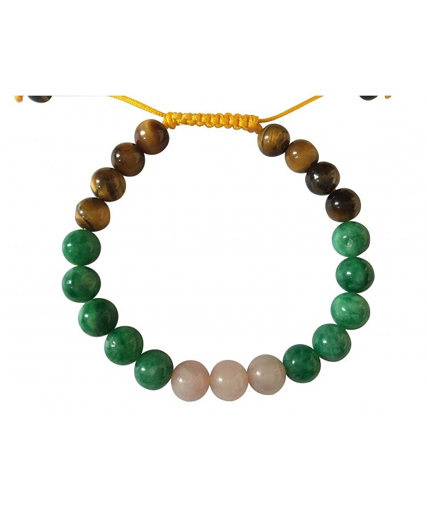 Tibetan Tiger Green Quartz Bracelet
