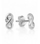 Sterling Classic Infinity Eternity Earrings