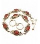 Jewelry Sterling CARNELIAN Bracelet Birthstone