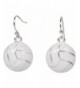 Heirloom Finds Enamel Volleyball Earrings