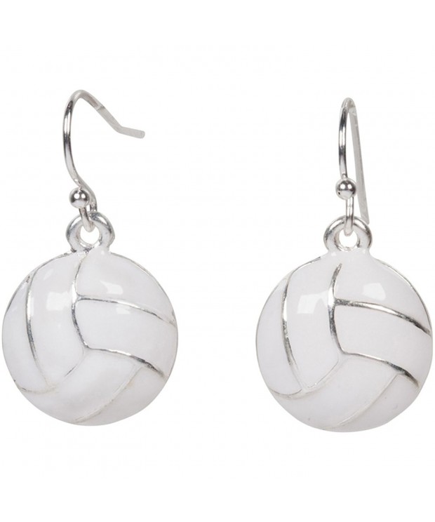 Heirloom Finds Enamel Volleyball Earrings