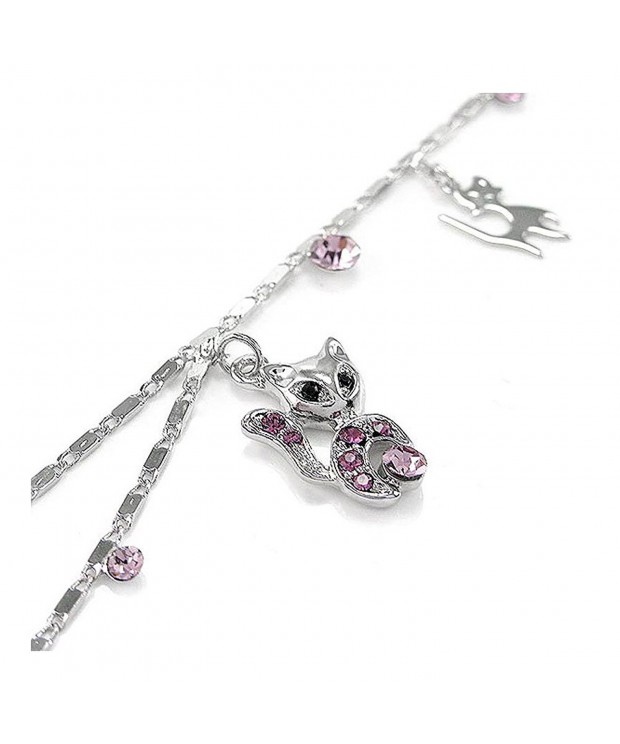 Glamorousky Anklet Austrian Element Crystals