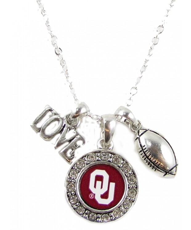 Oklahoma Sooners Football Necklace Jewelry