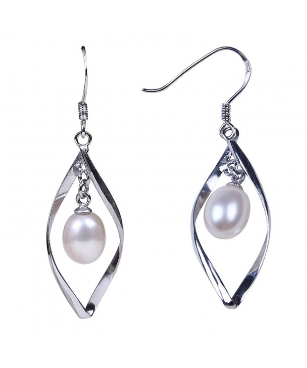 Stunning Sterling Silver Freshwater Earring