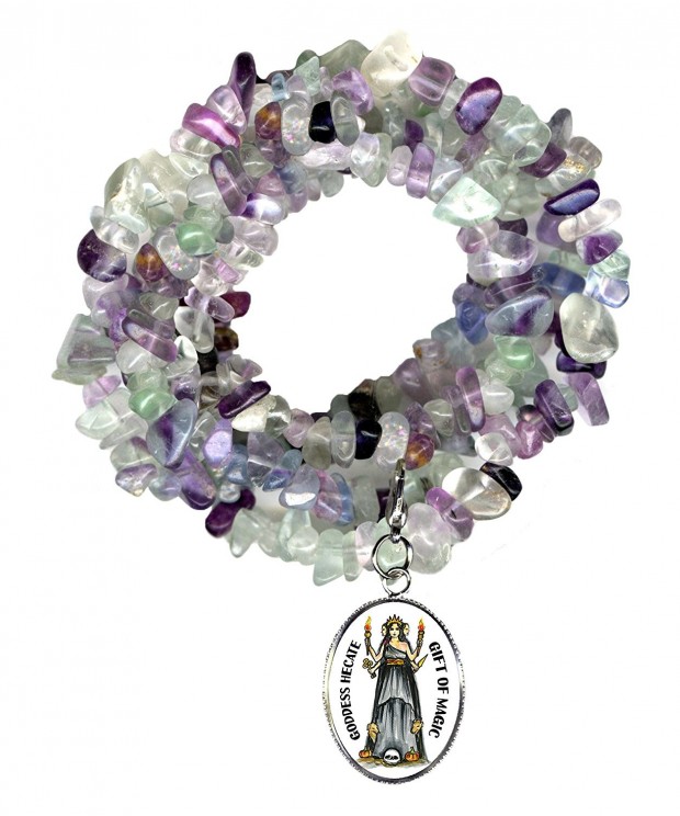 Goddess Miracles Fluorite Bracelet Necklace