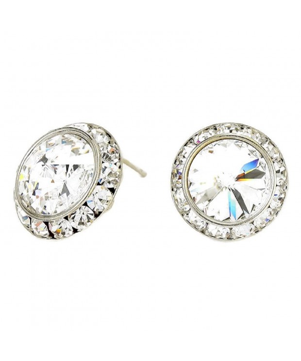 Crystal Swarovski Elements Rondelle Earrings