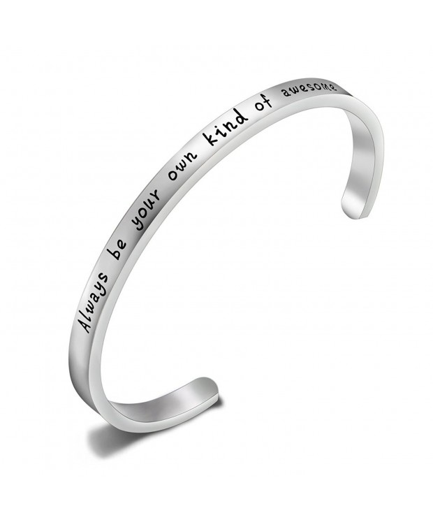 Bracelet Engraved Inspirational Christmas Thanksgiving