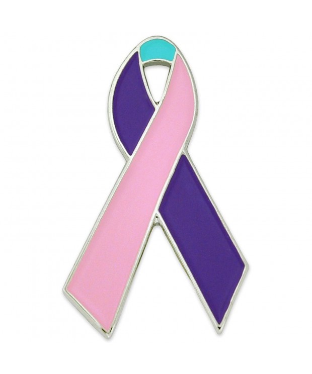 PinMarts Thyroid Cancer Awareness Ribbon