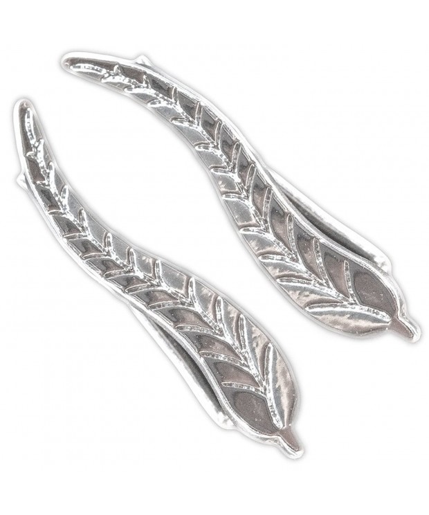 Climber Earrings Leaf Crawler Silver